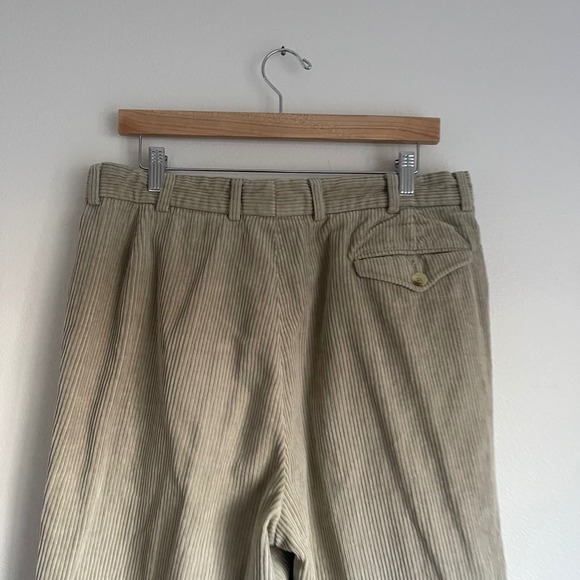 Burberry Beige Corduroy Cotton Trouser Pants Size - Picture 16 of 16